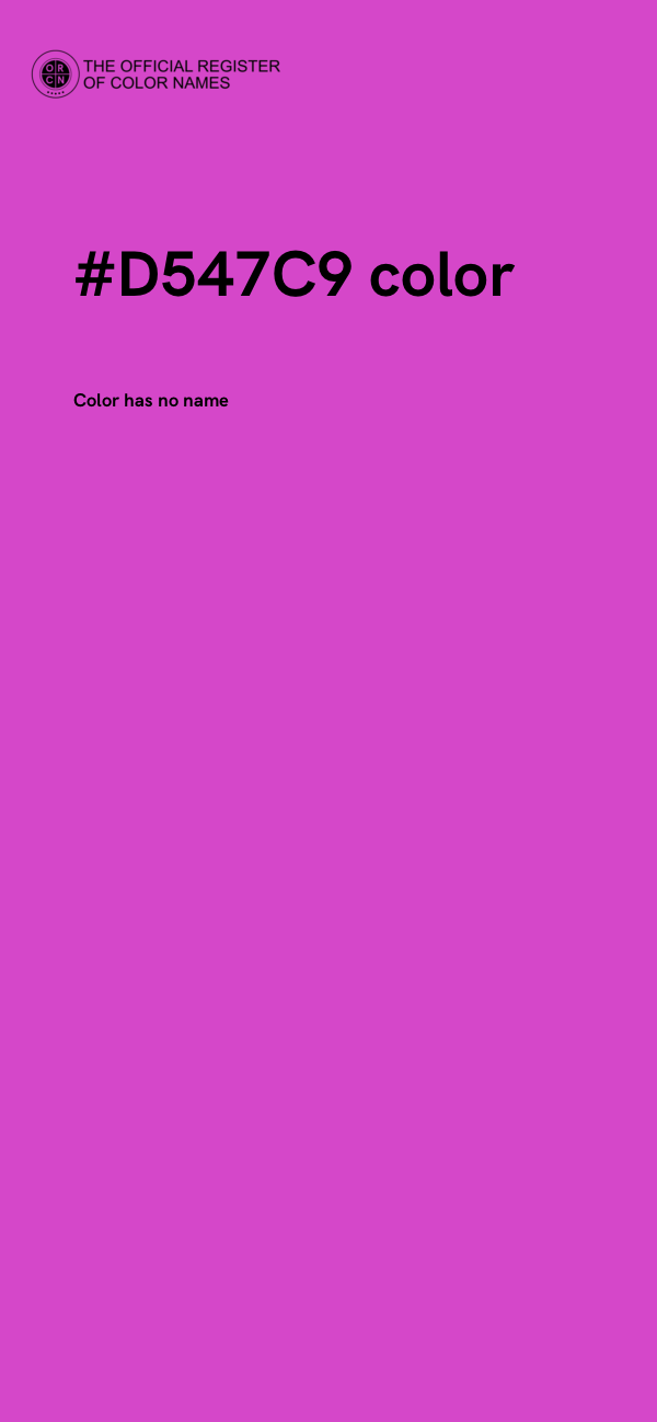 #D547C9 color image