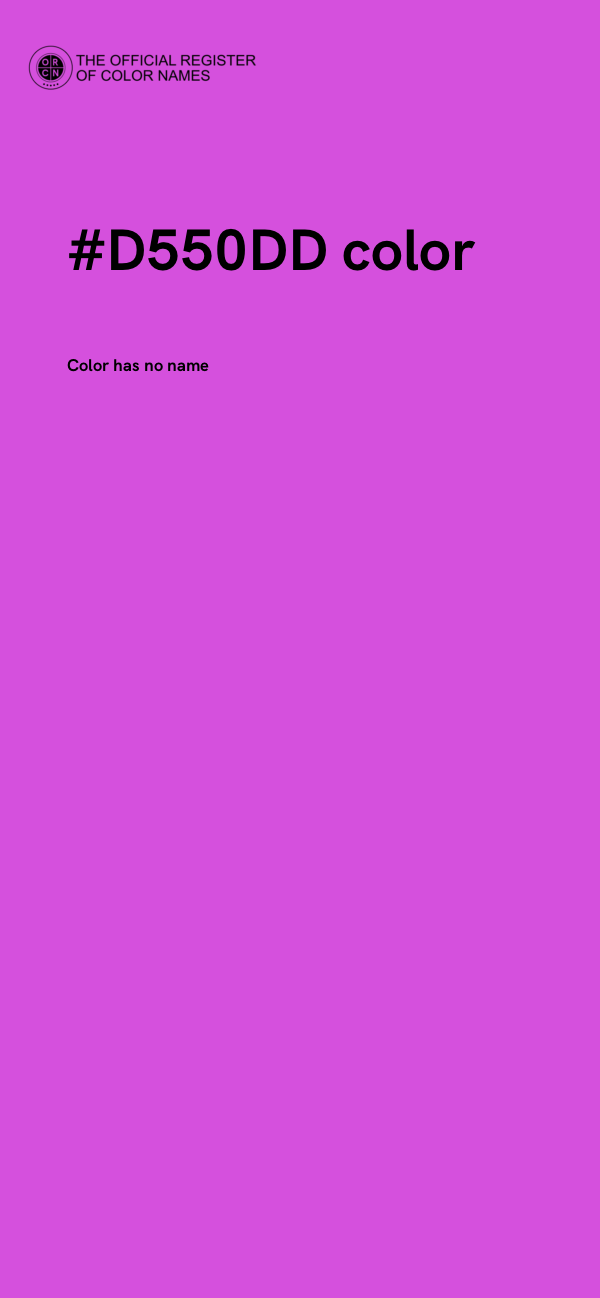 #D550DD color image