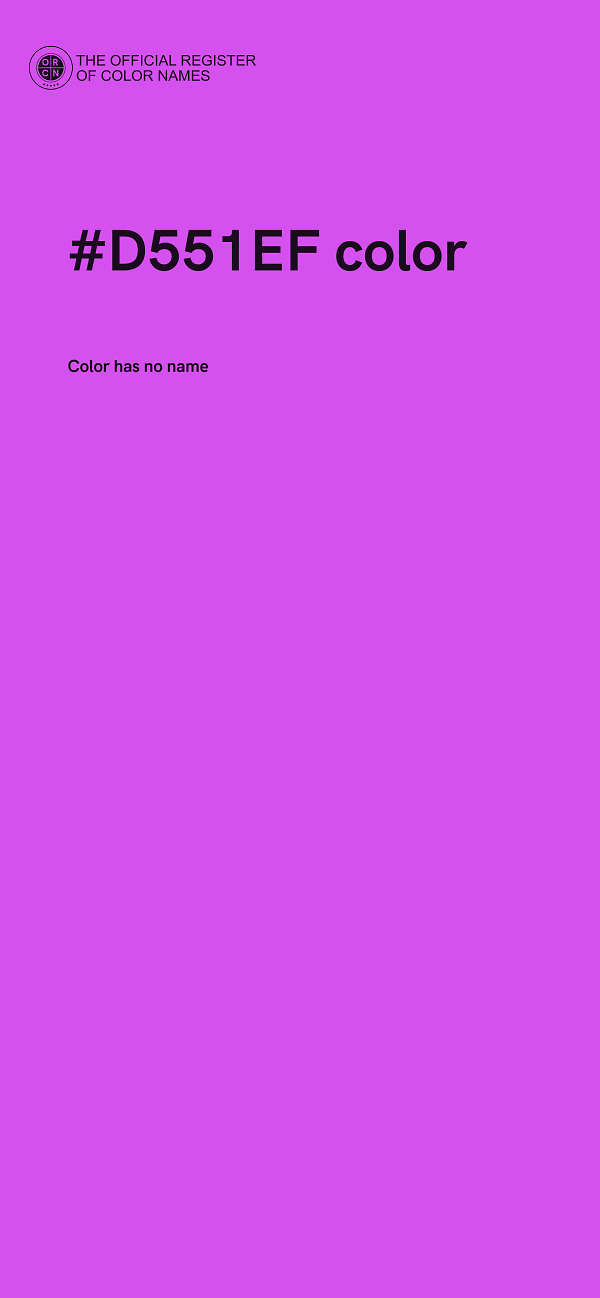 #D551EF color image