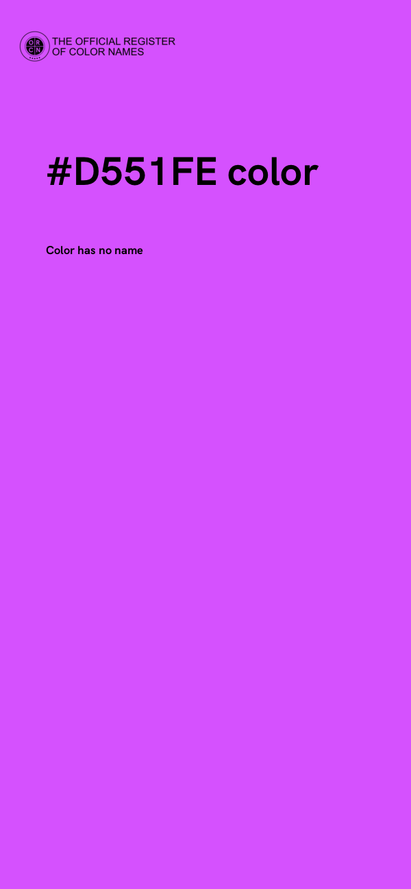 #D551FE color image