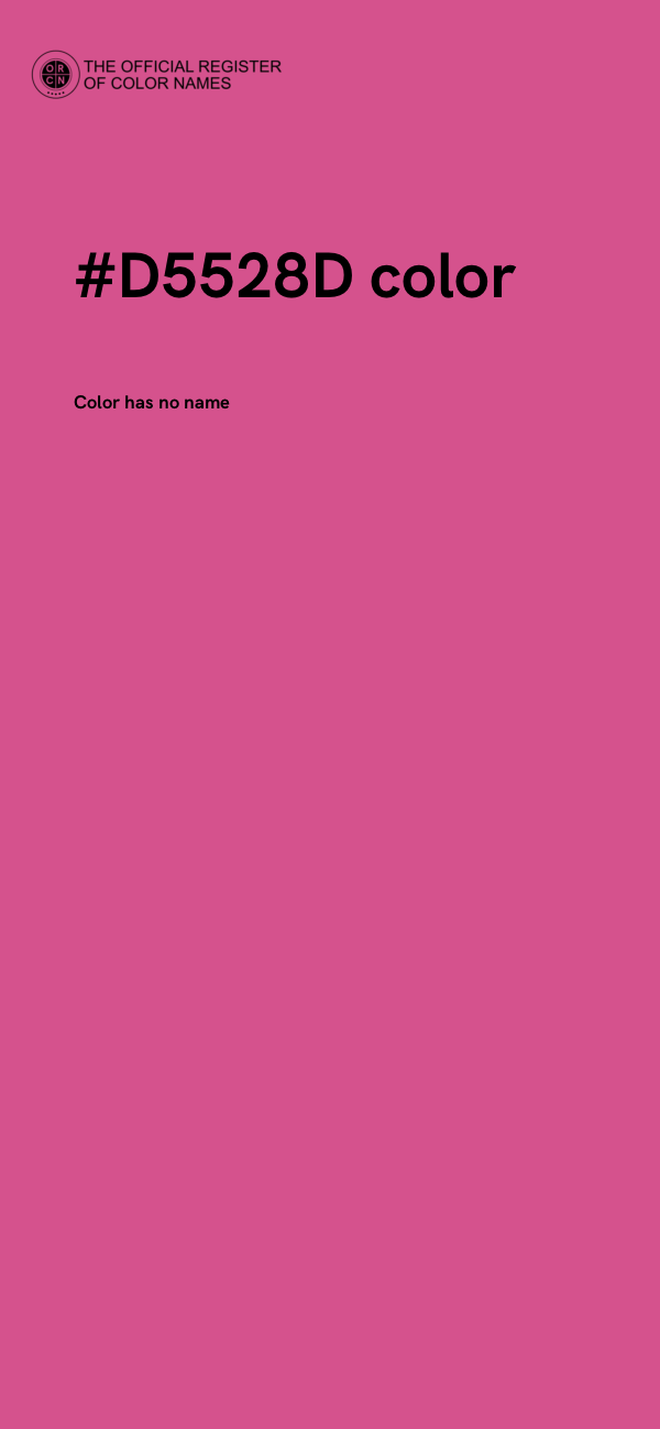 #D5528D color image