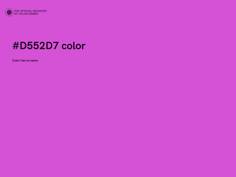 #D552D7 color image
