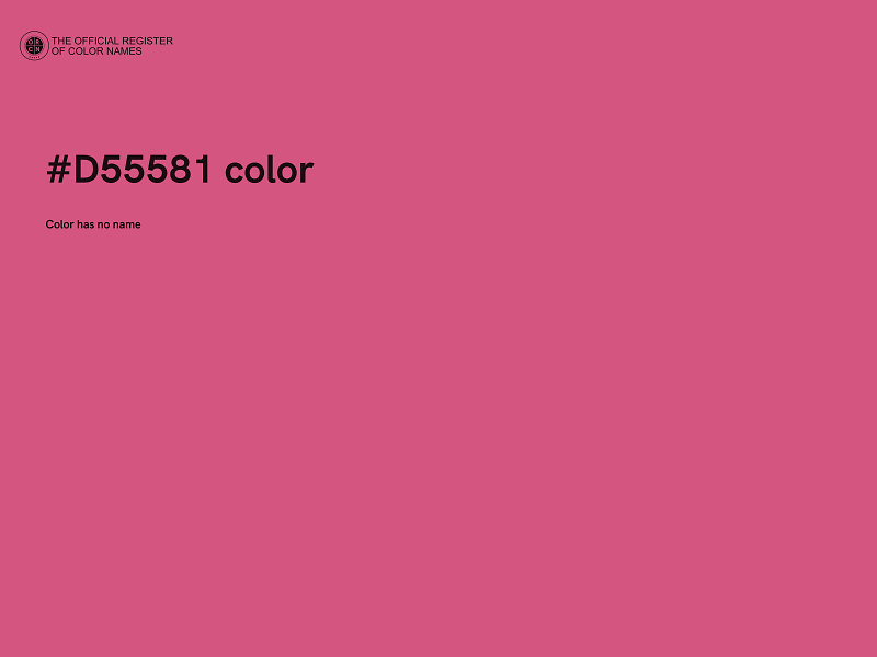 #D55581 color image