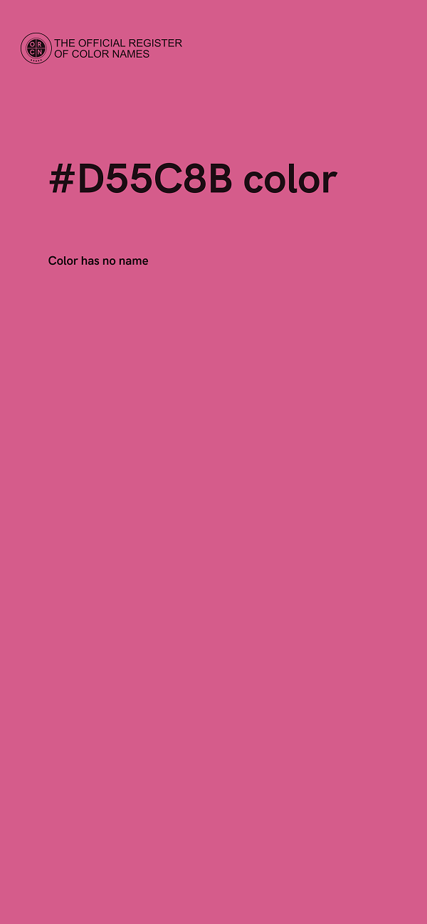#D55C8B color image