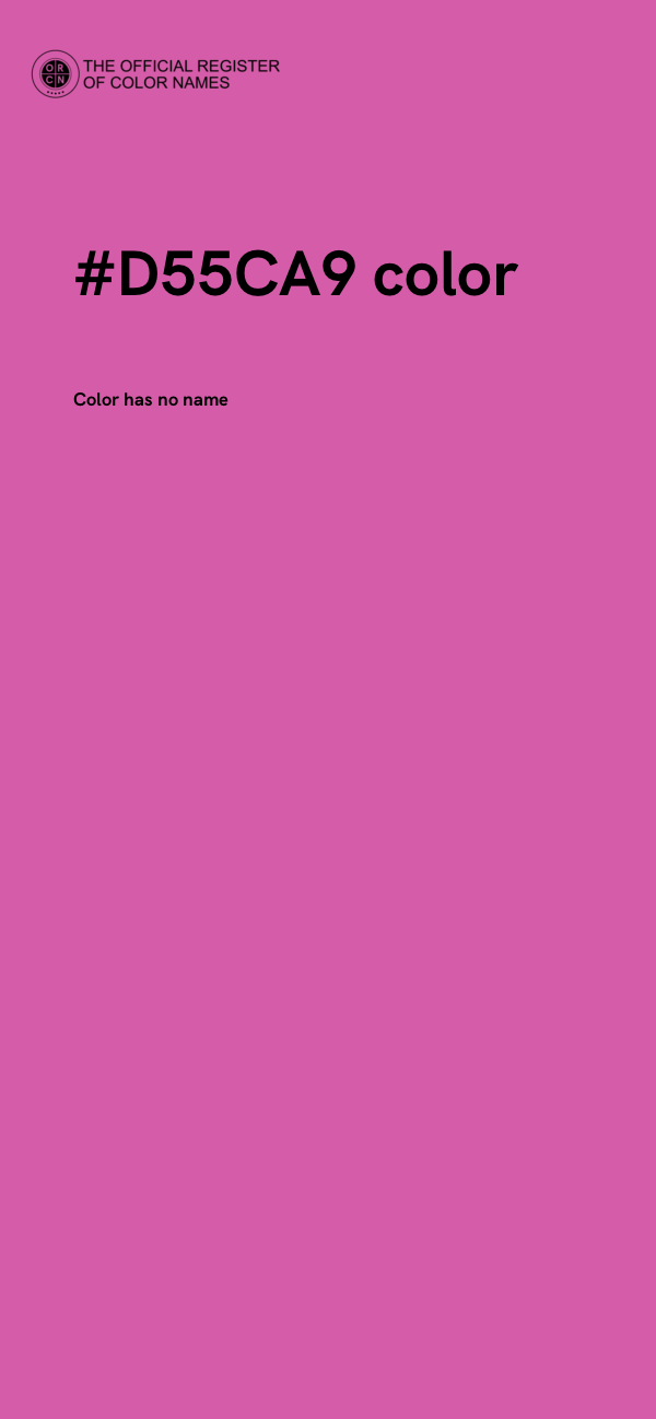 #D55CA9 color image