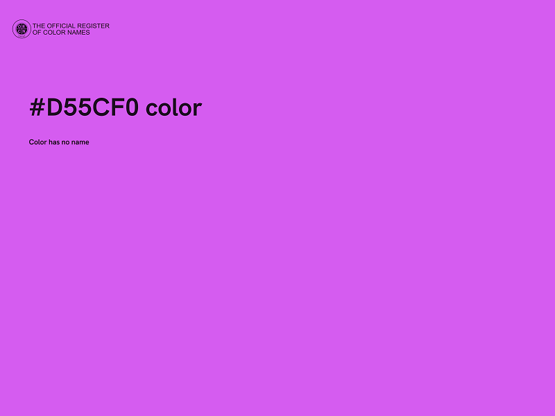 #D55CF0 color image