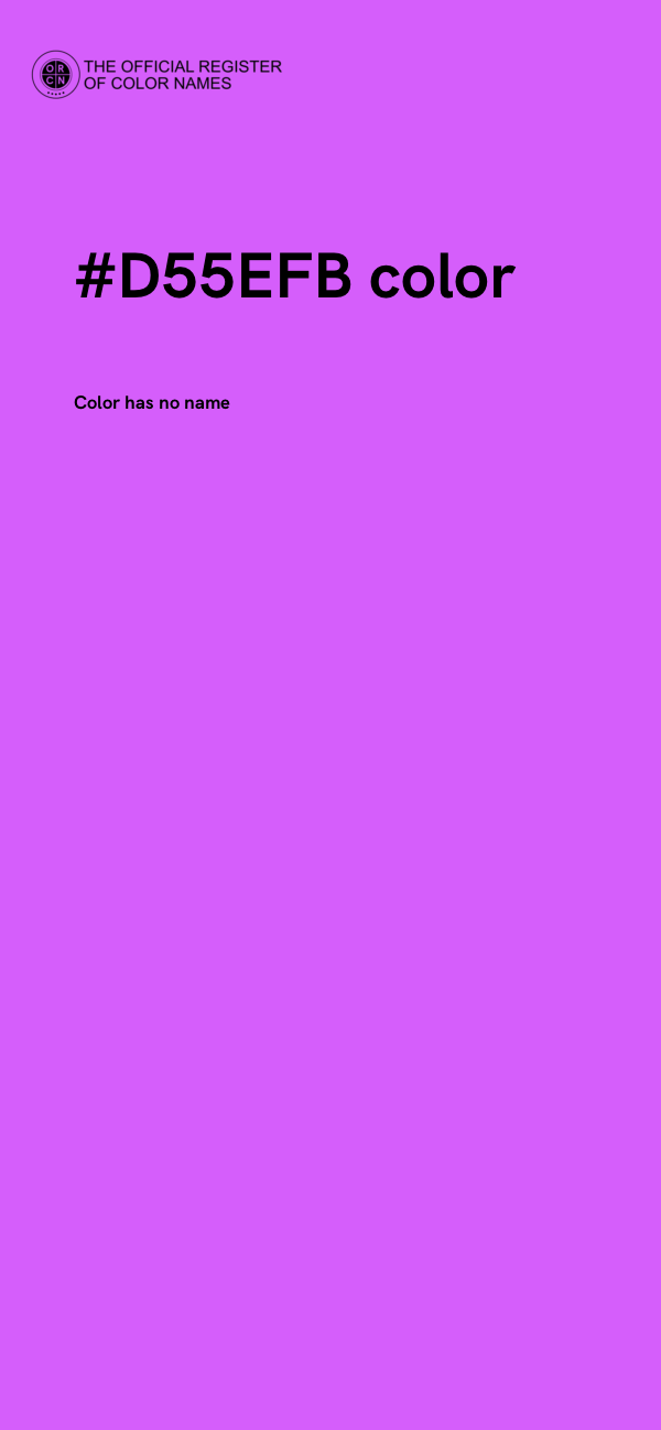 #D55EFB color image