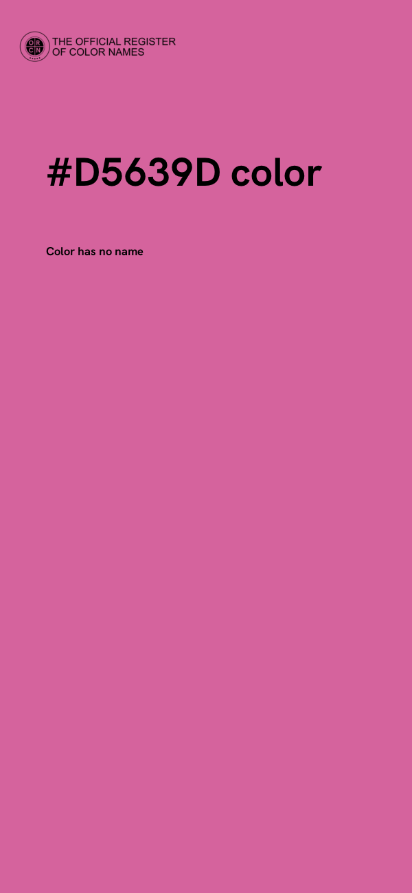 #D5639D color image