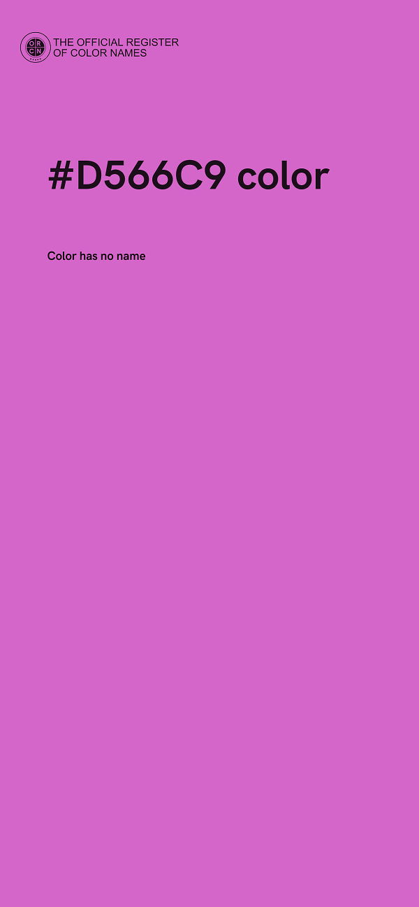 #D566C9 color image