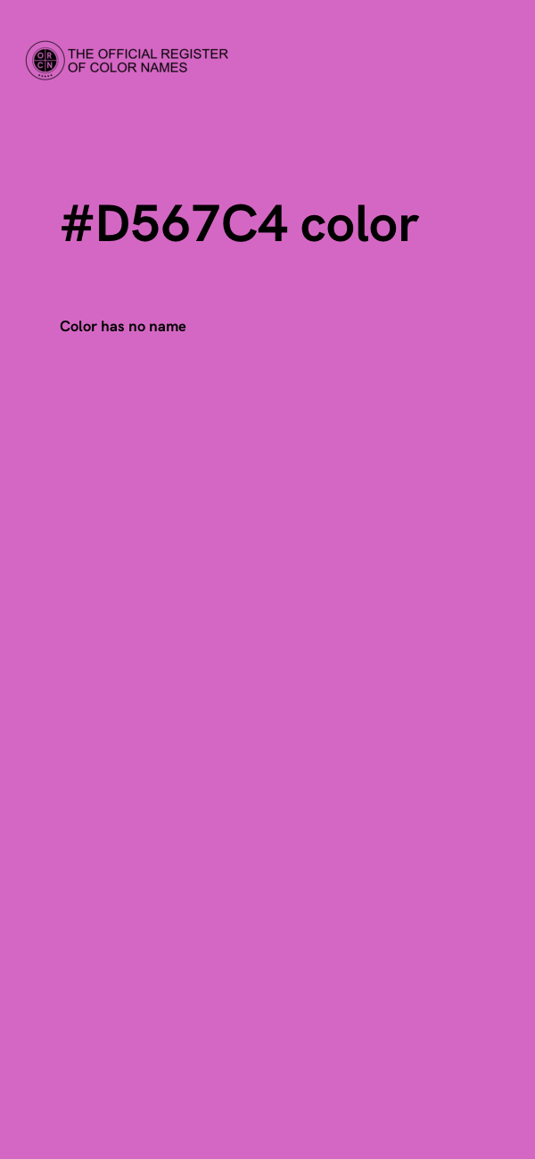 #D567C4 color image