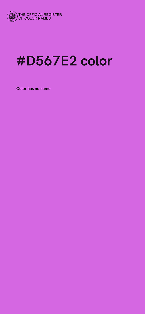 #D567E2 color image