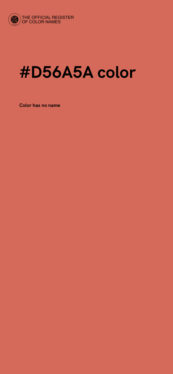 #D56A5A color image