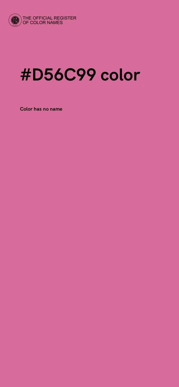 #D56C99 color image