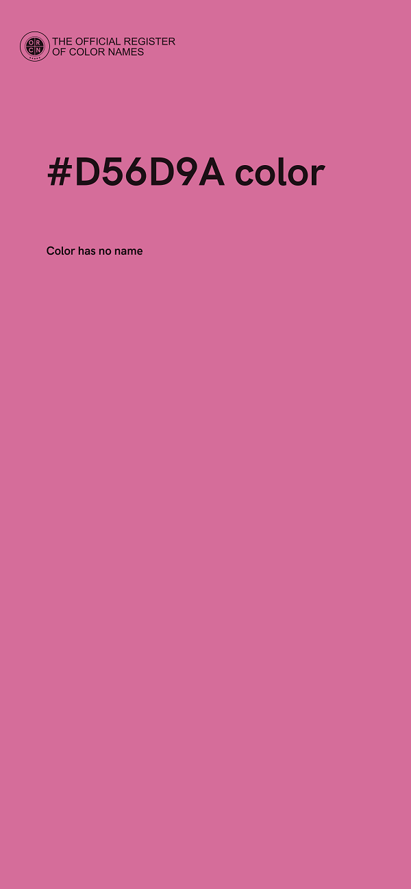#D56D9A color image