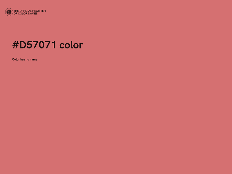 #D57071 color image