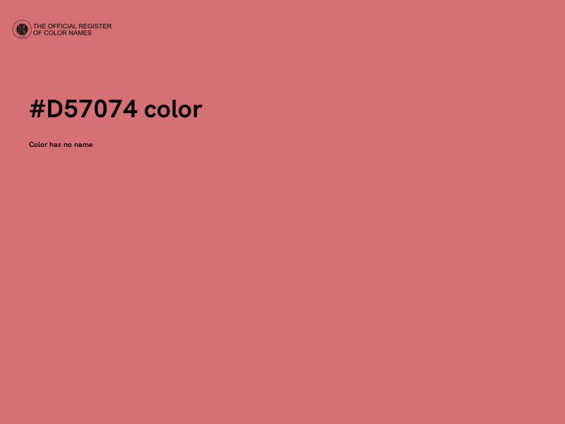 #D57074 color image