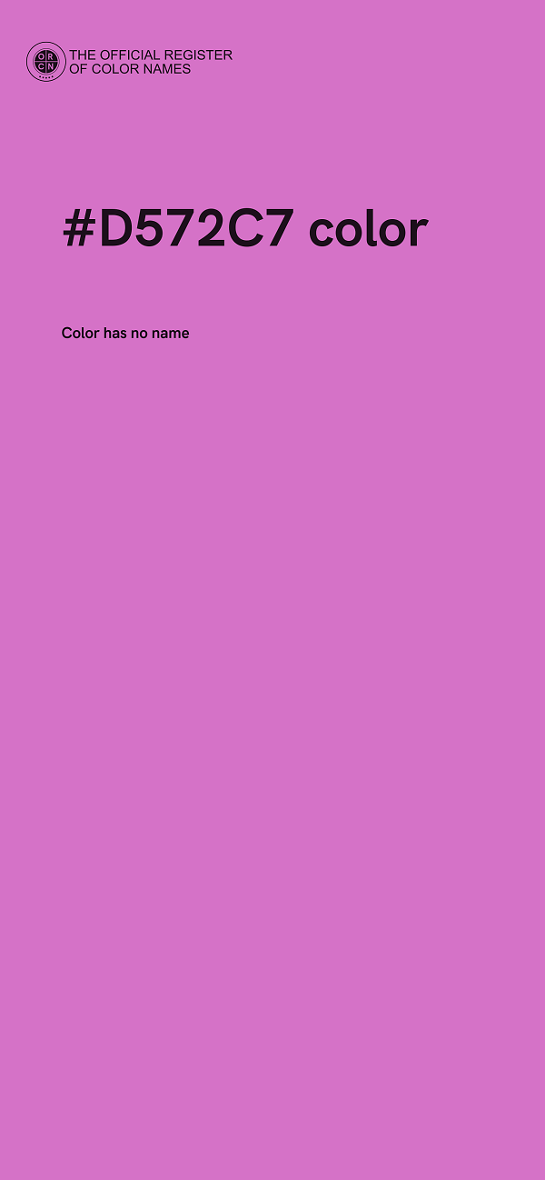 #D572C7 color image