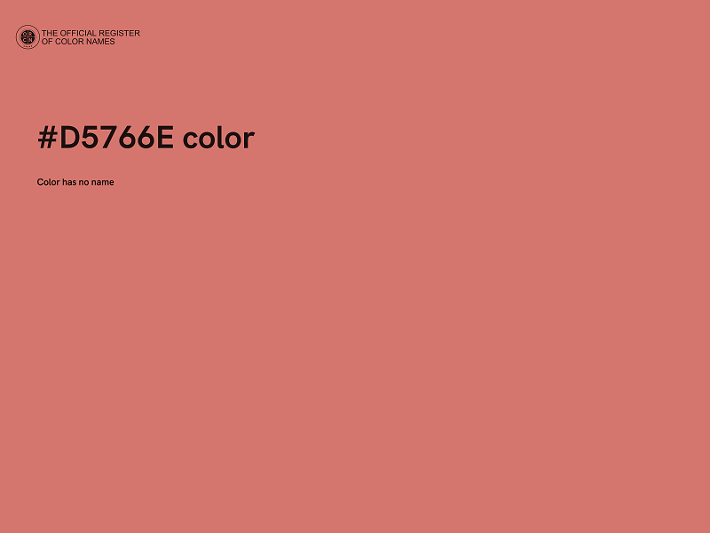 #D5766E color image