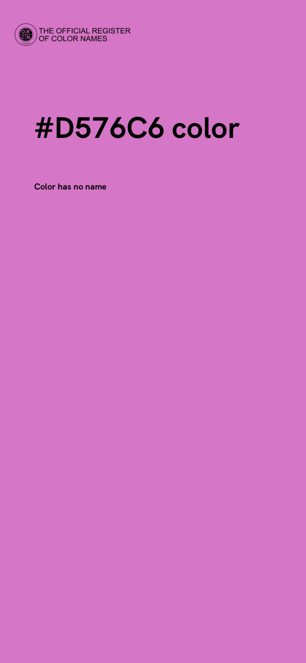 #D576C6 color image