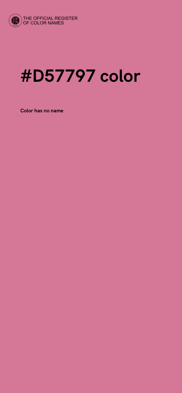 #D57797 color image