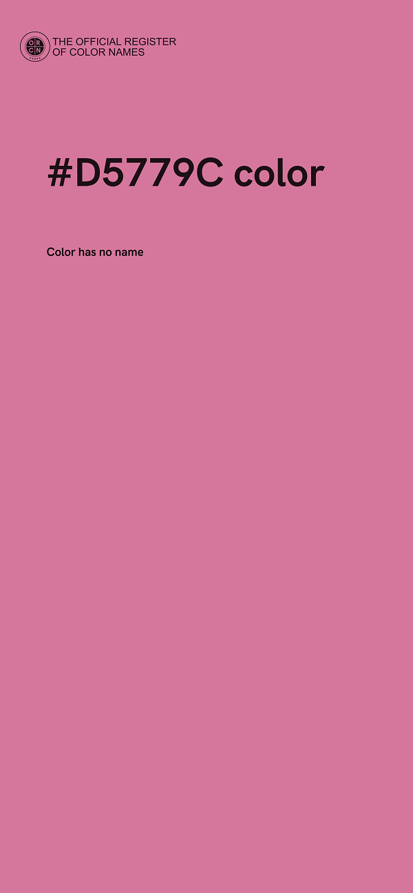 #D5779C color image