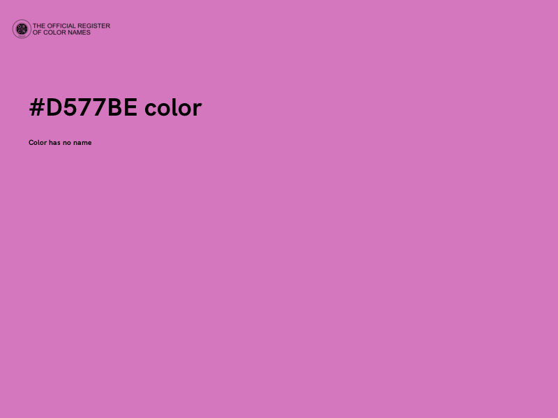 #D577BE color image