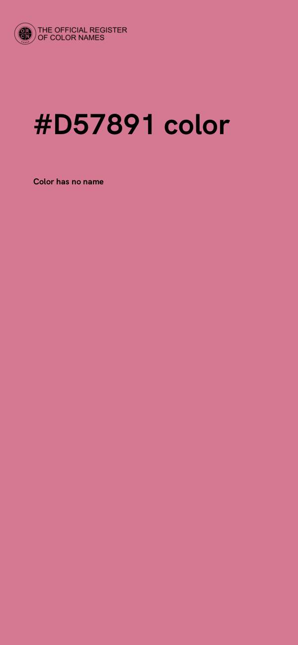 #D57891 color image