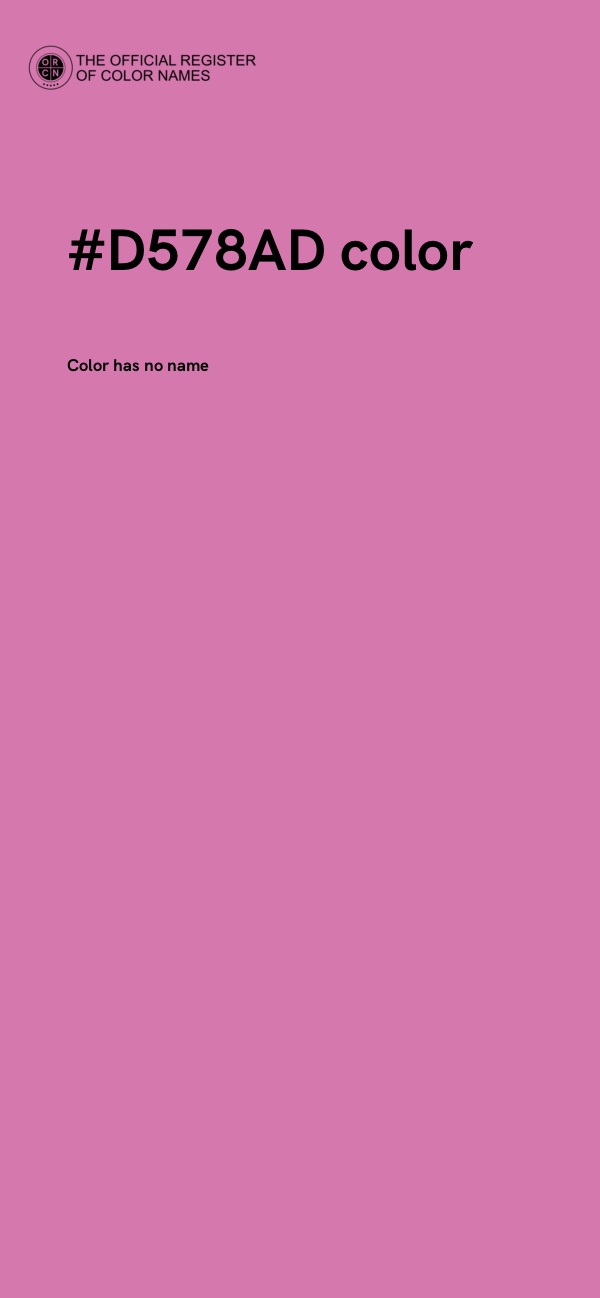 #D578AD color image