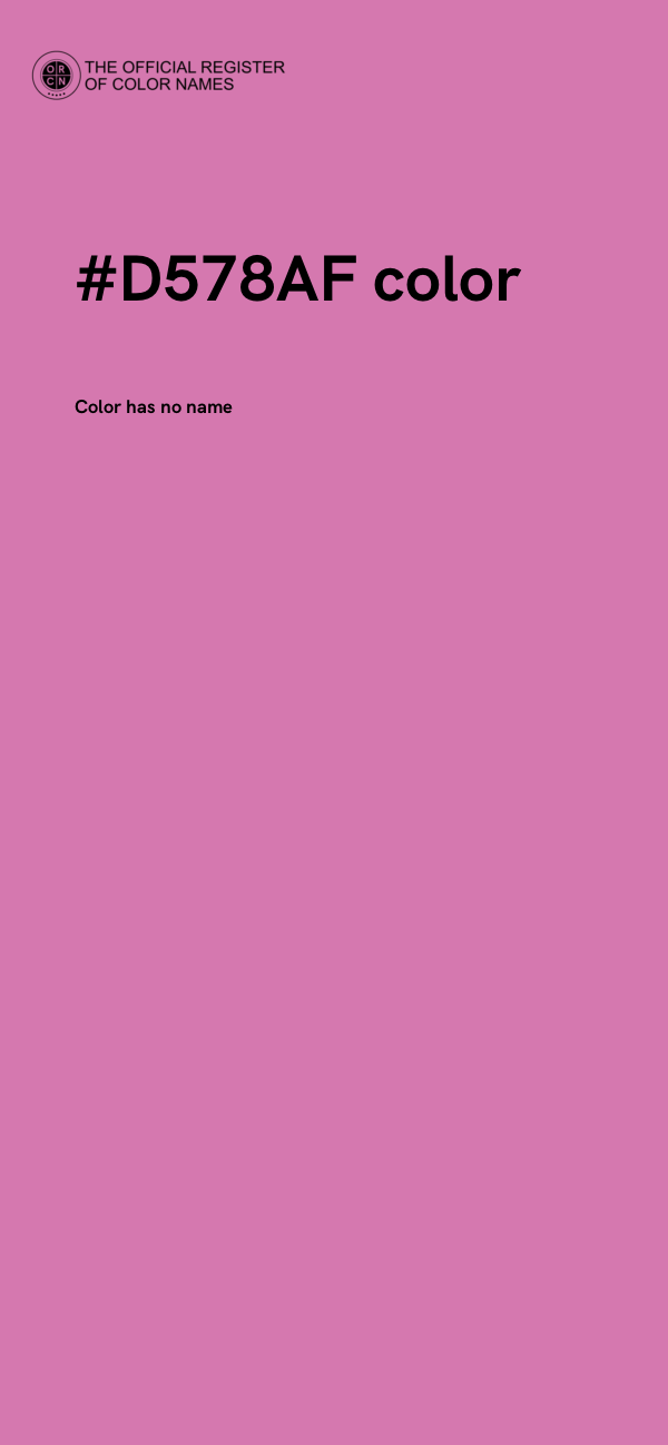 #D578AF color image