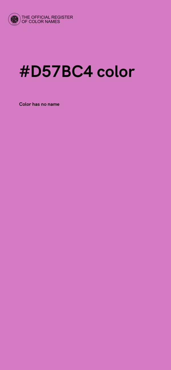 #D57BC4 color image