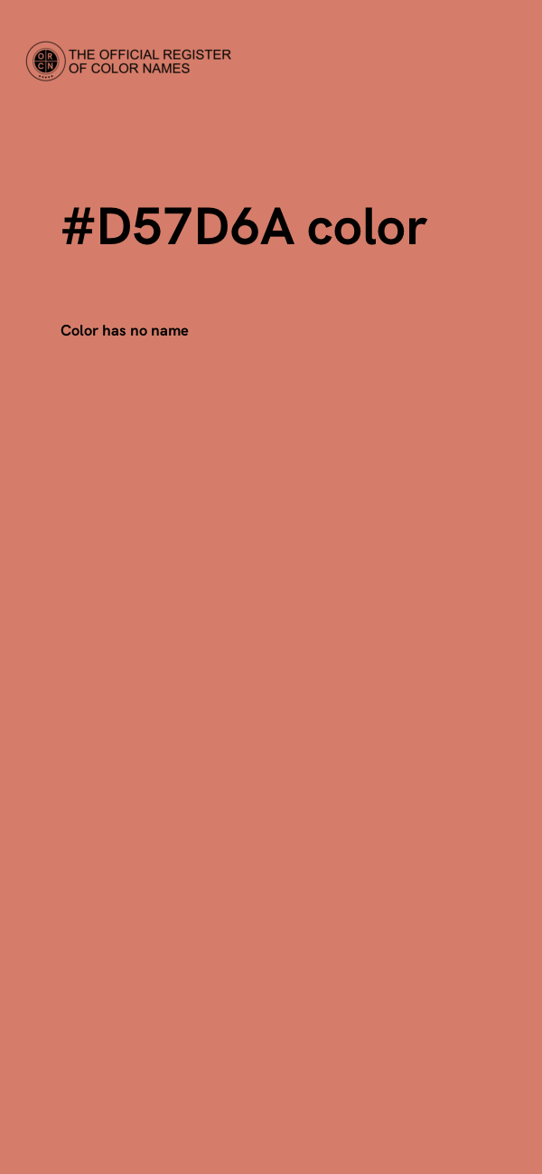 #D57D6A color image