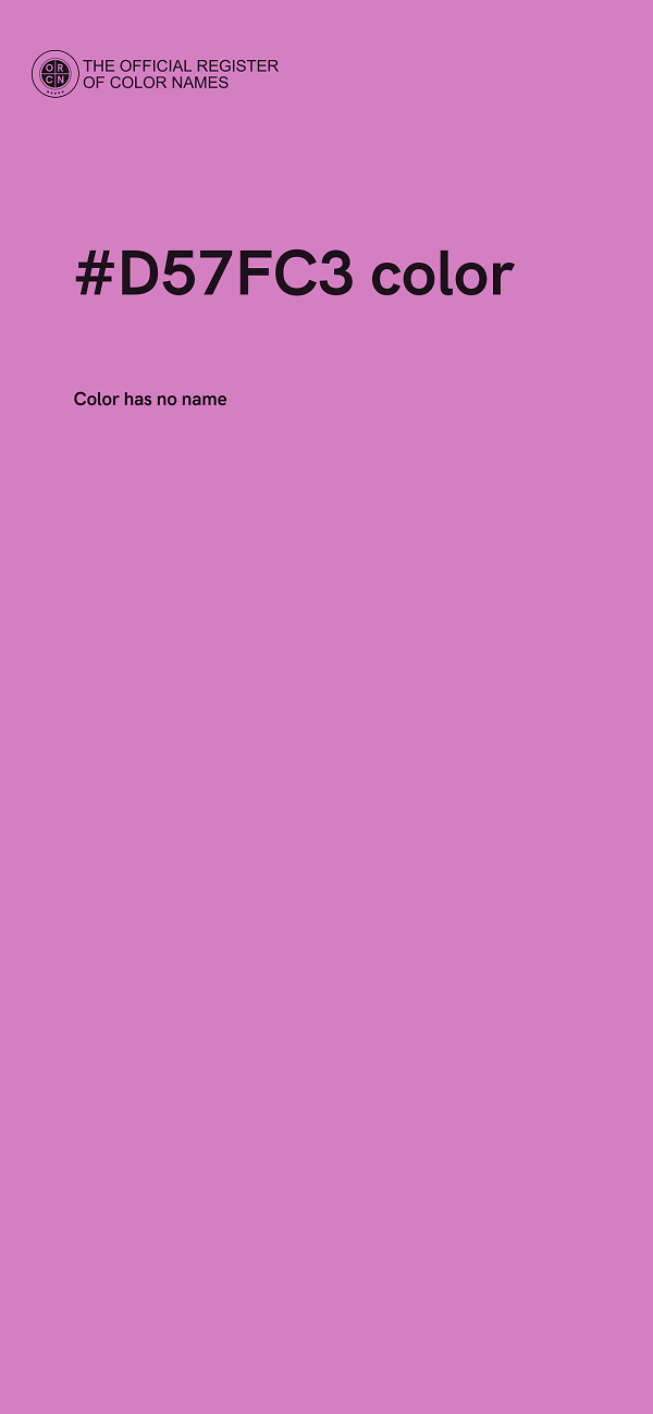 #D57FC3 color image