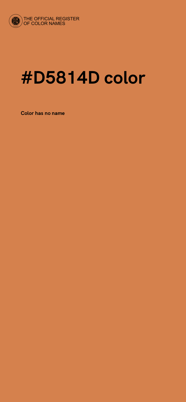 #D5814D color image