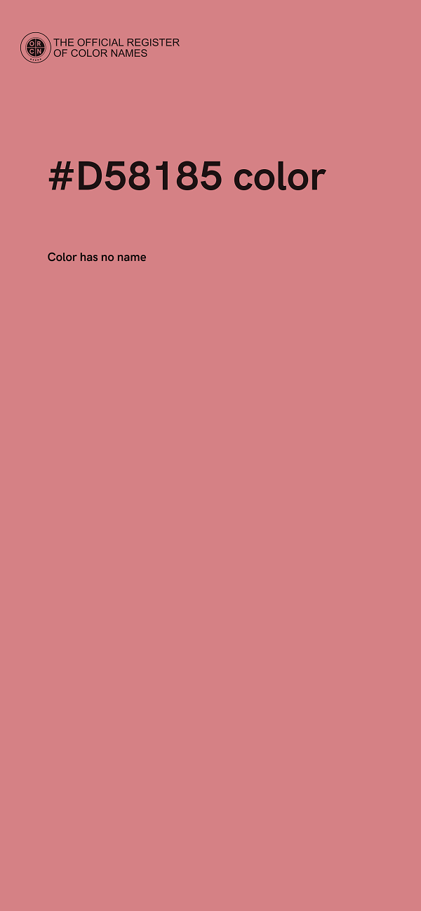 #D58185 color image