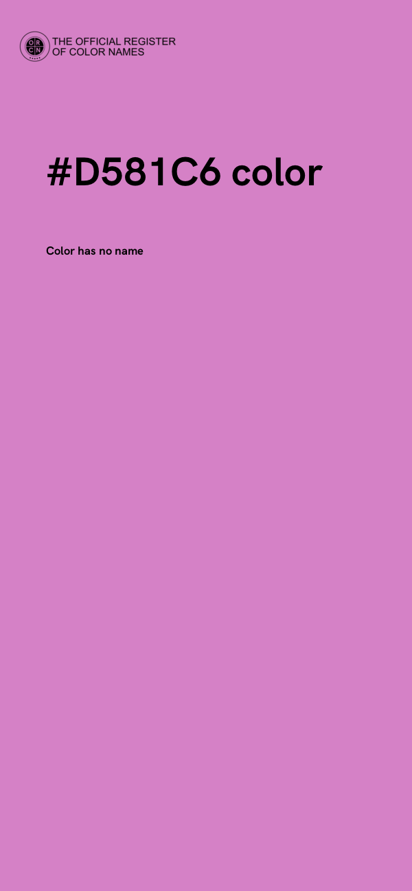 #D581C6 color image