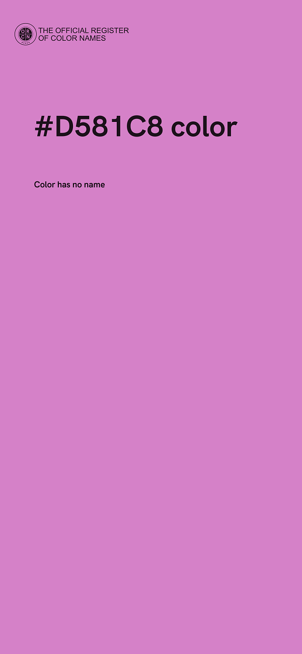 #D581C8 color image