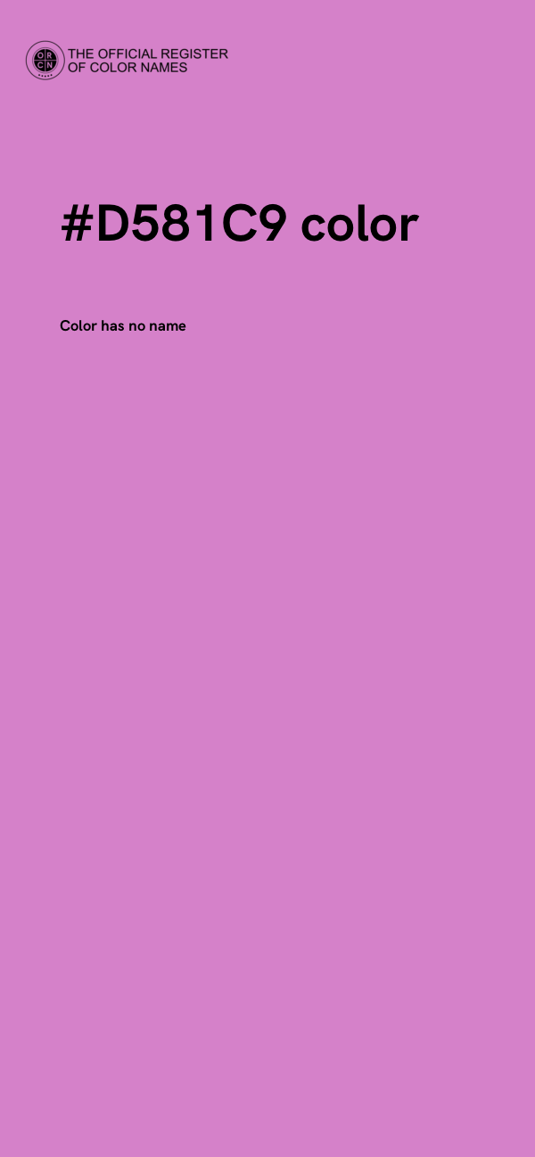 #D581C9 color image
