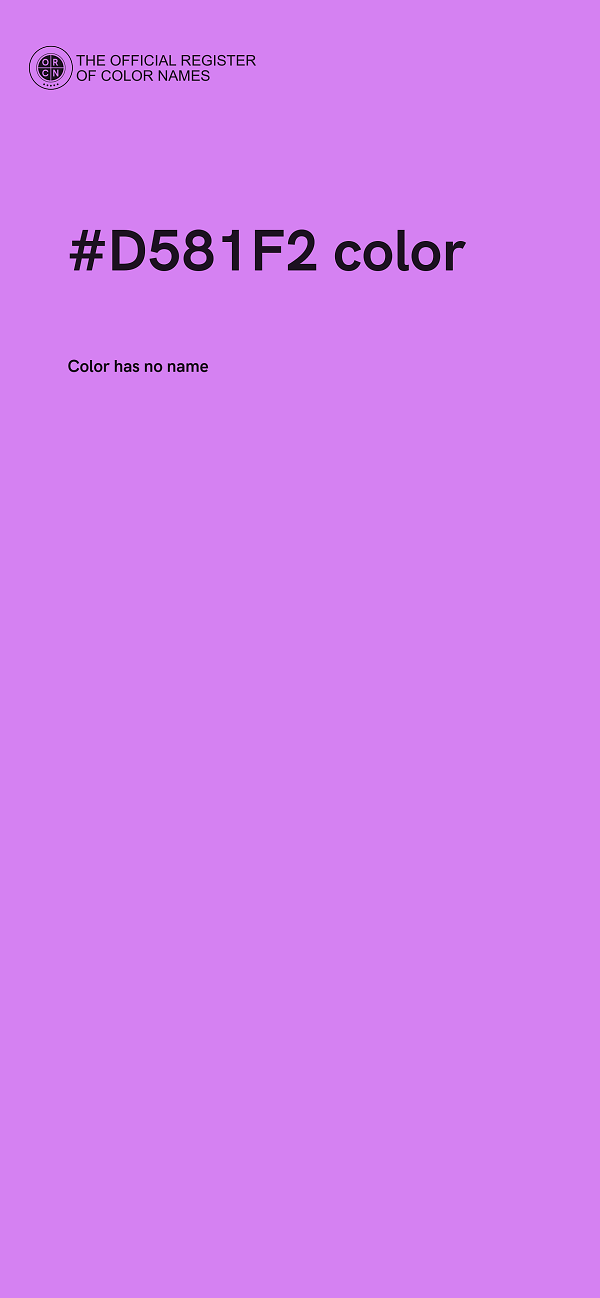 #D581F2 color image