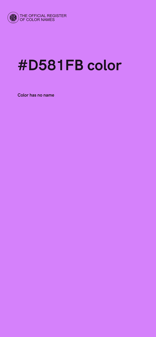 #D581FB color image