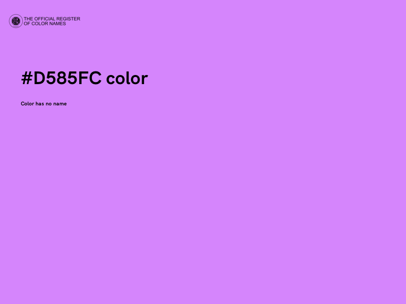 #D585FC color image