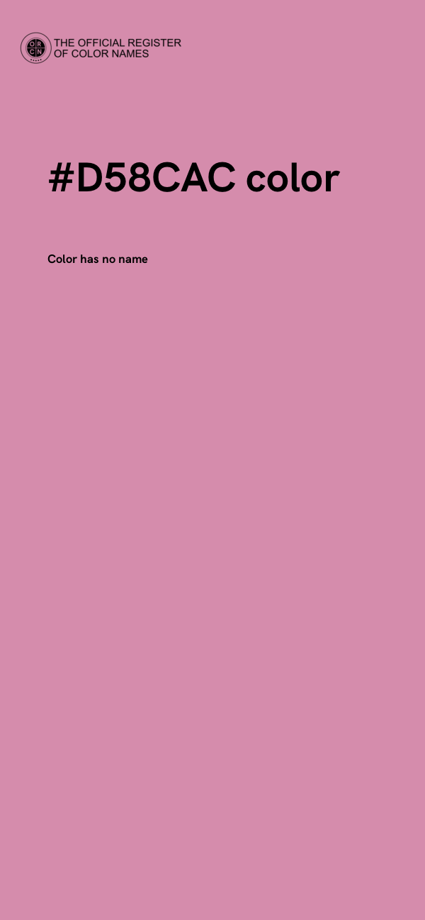 #D58CAC color image