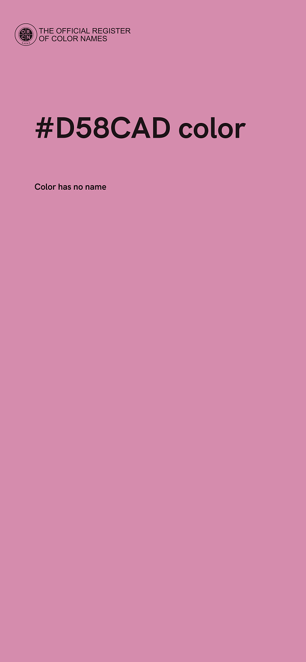 #D58CAD color image