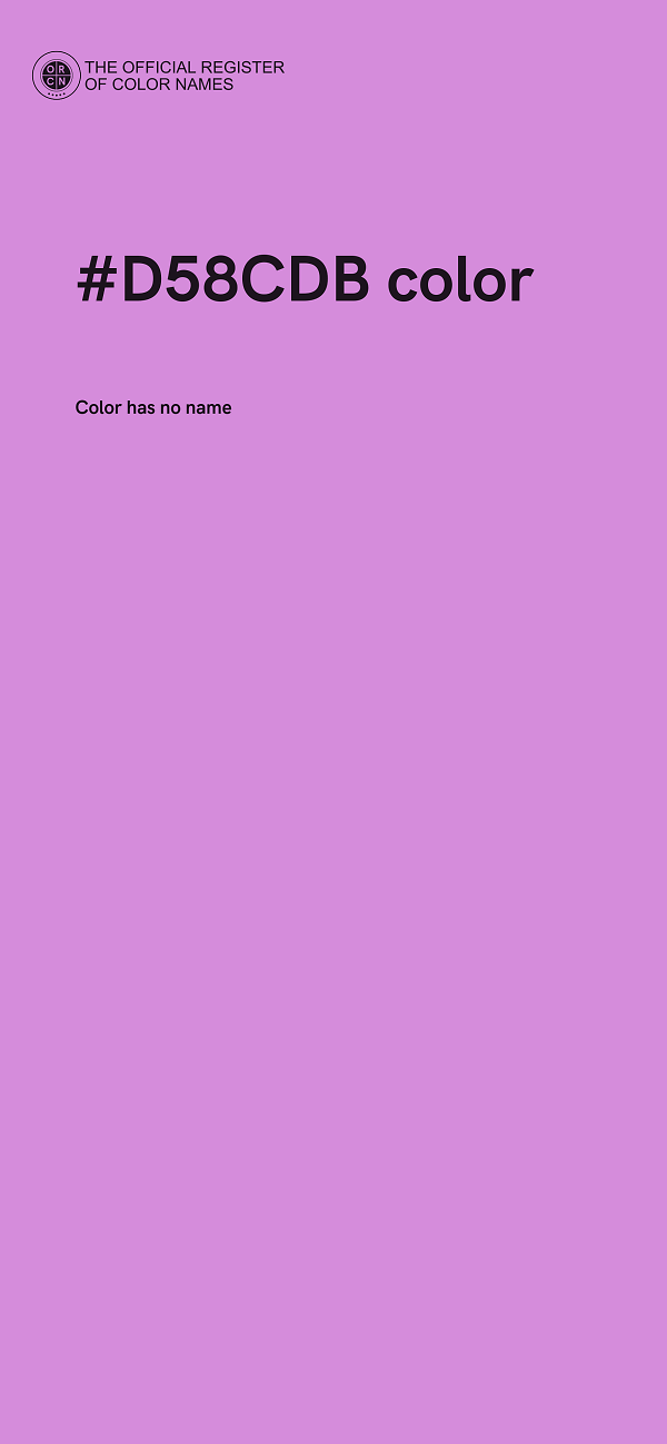 #D58CDB color image