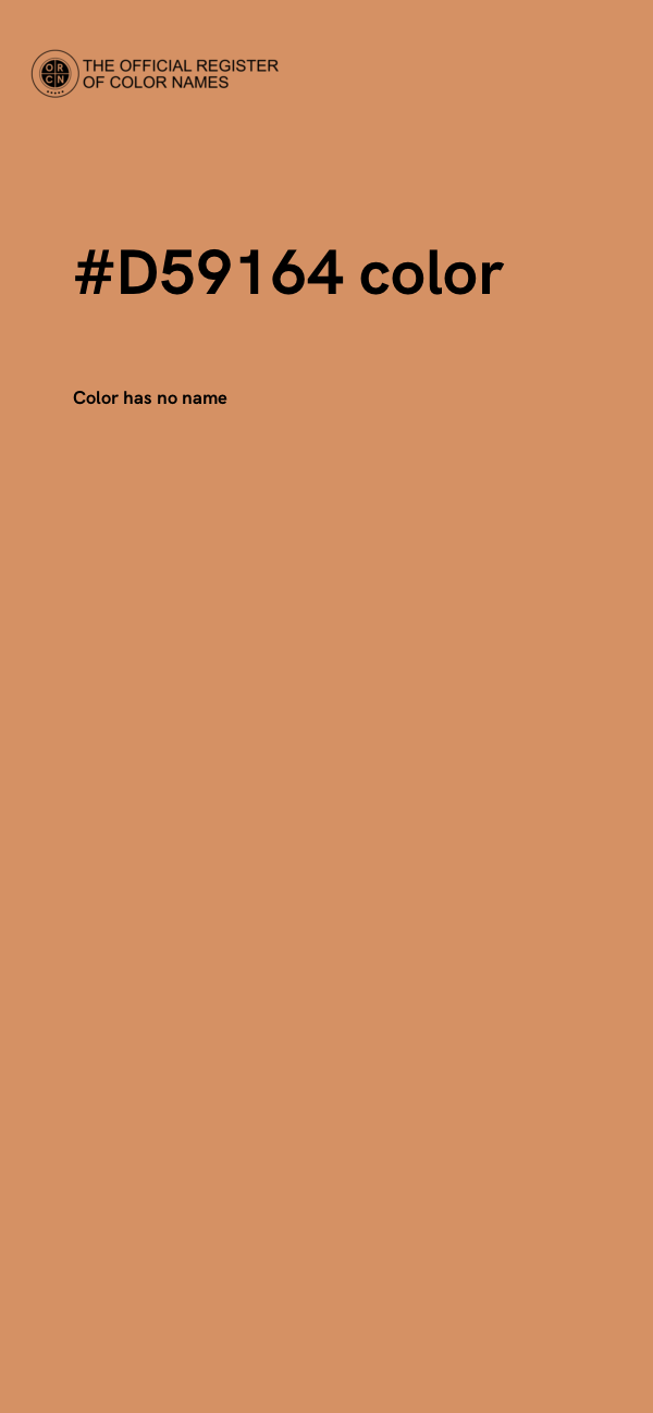 #D59164 color image