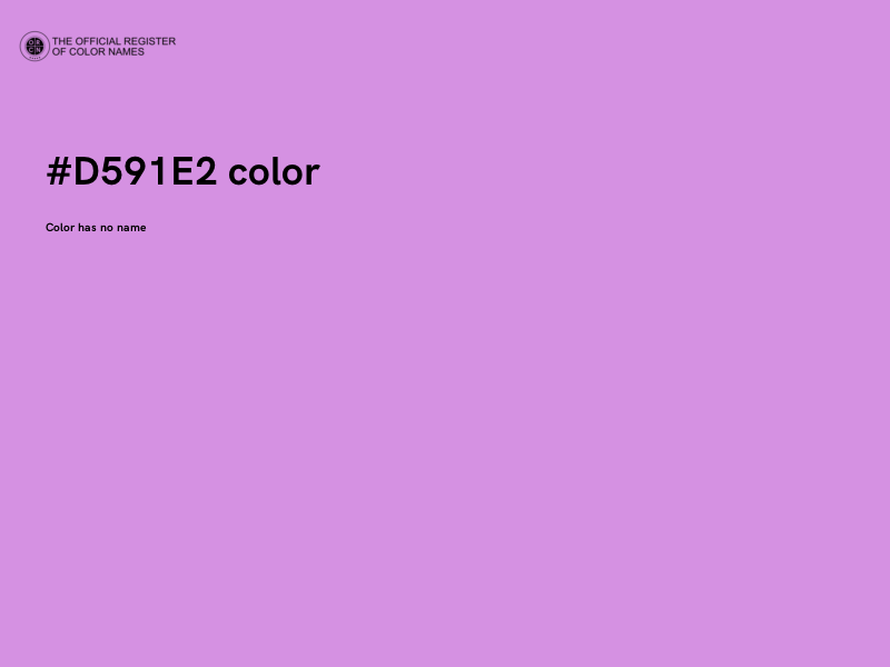 #D591E2 color image