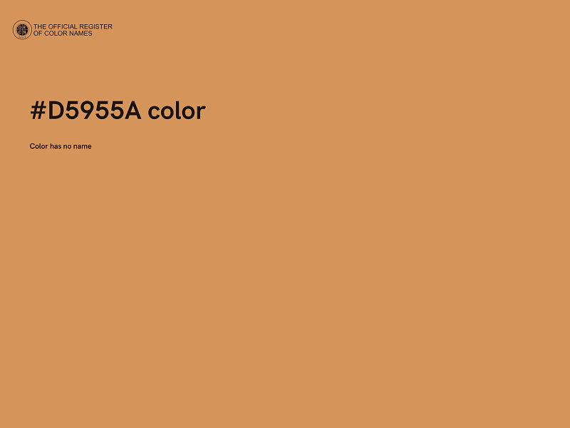 #D5955A color image