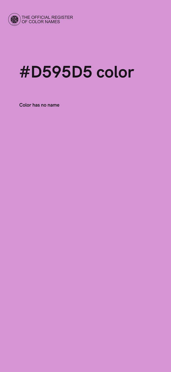 #D595D5 color image