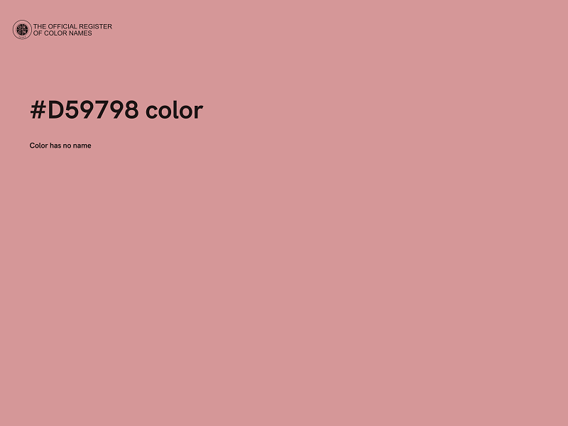 #D59798 color image