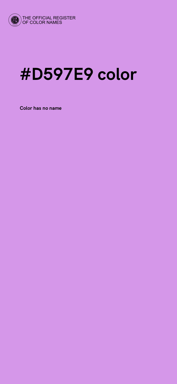 #D597E9 color image
