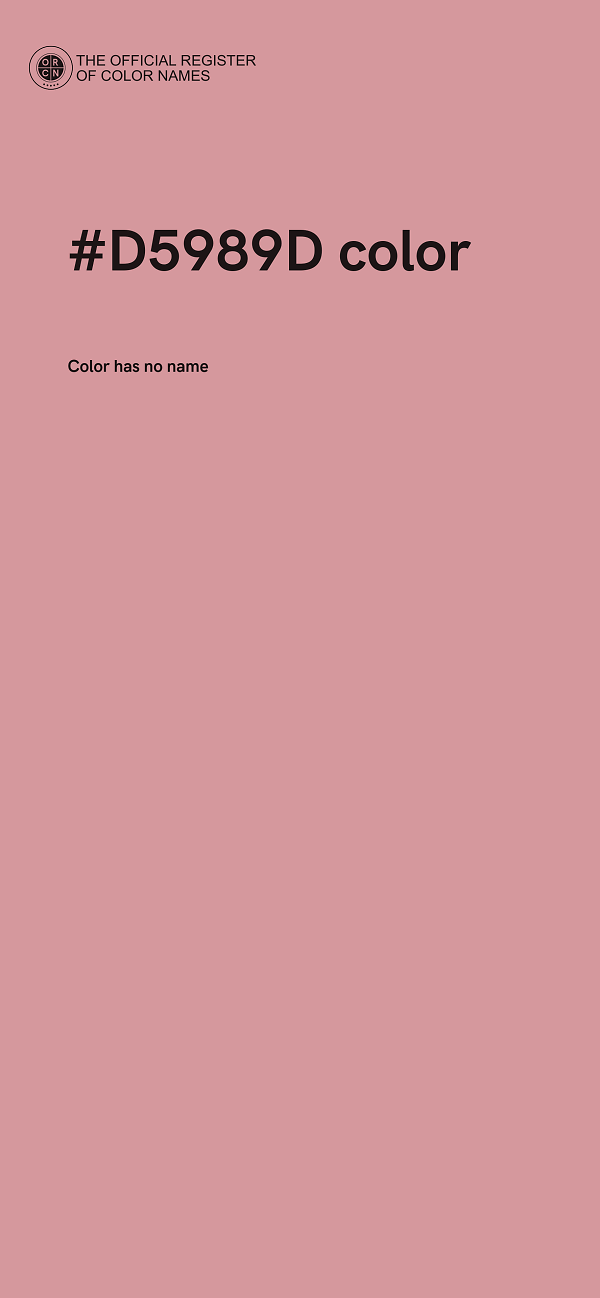 #D5989D color image